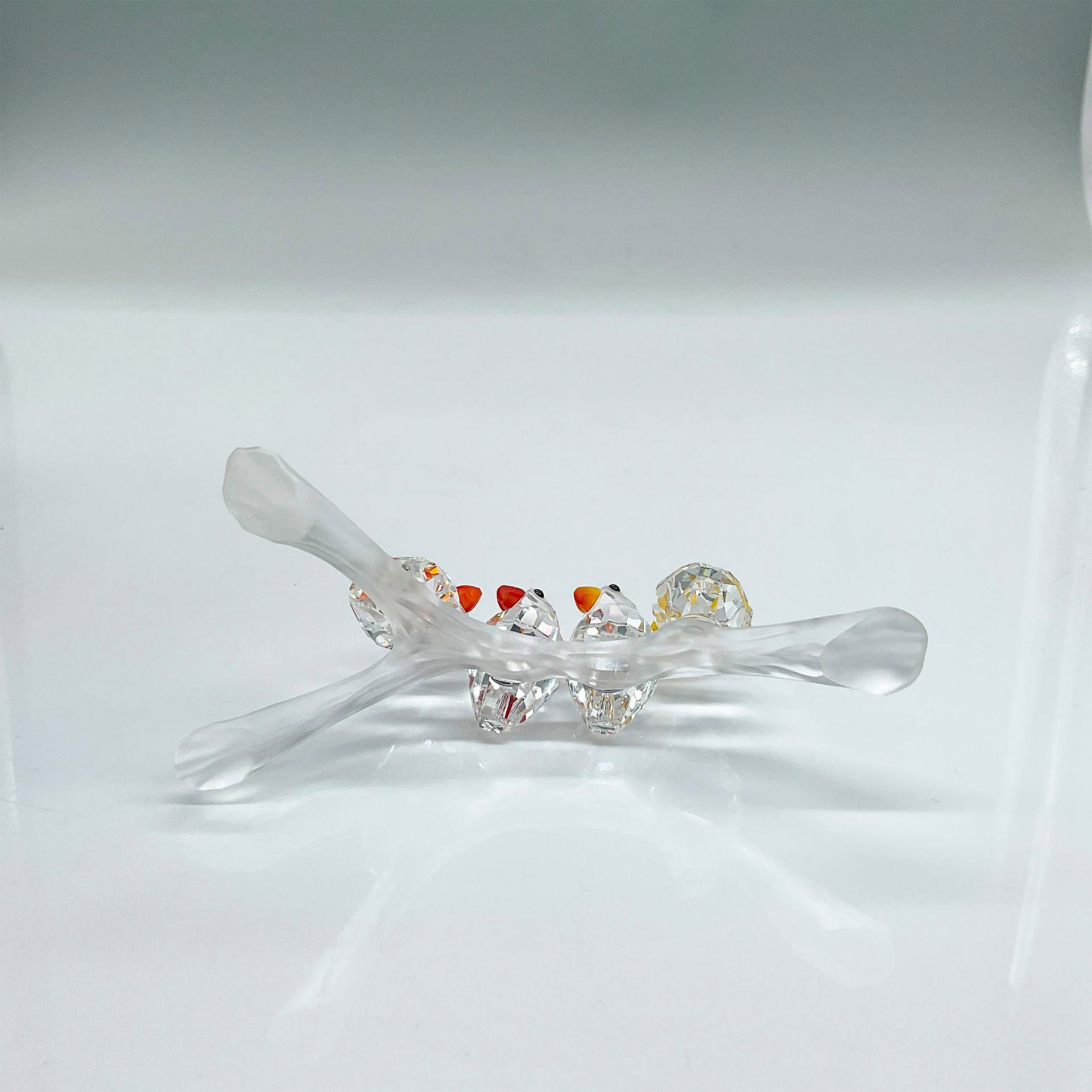 Swarovski Crystal Figurine, Baby Lovebirds - Image 3 of 4