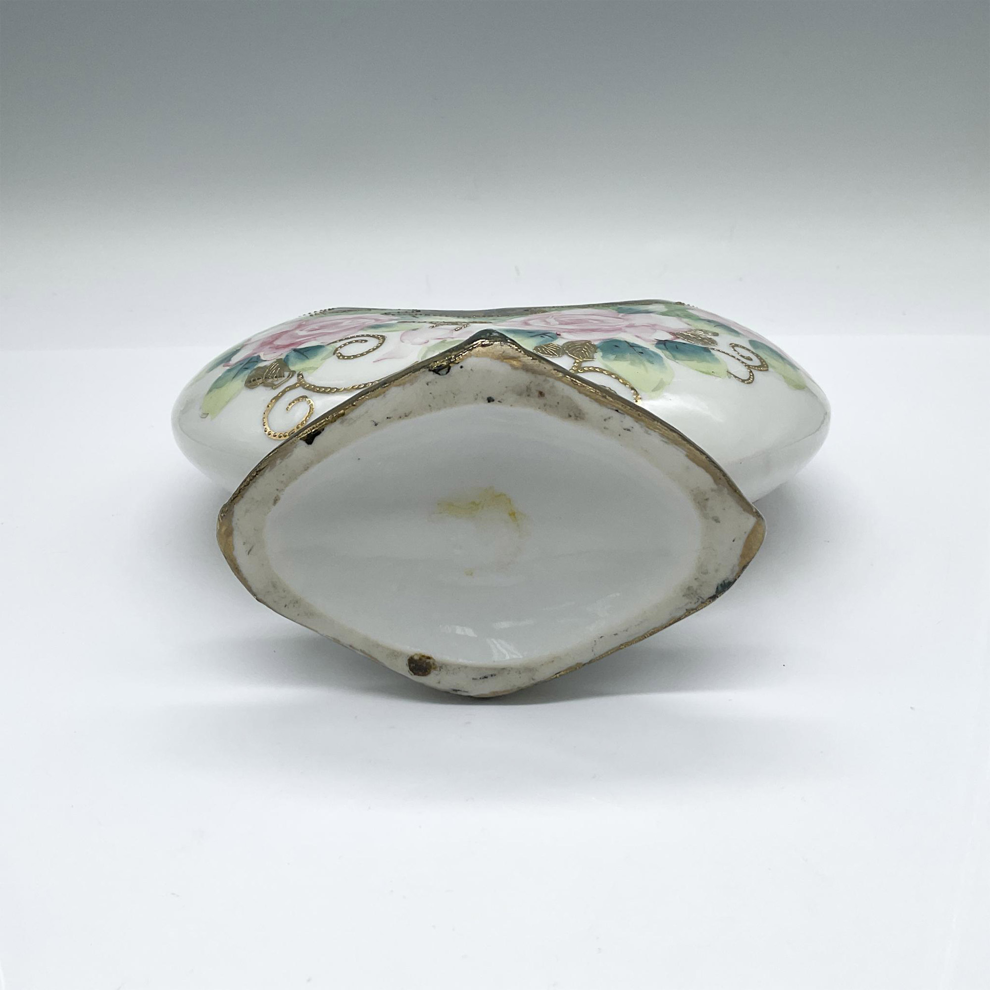 Japanese Nippon Style Porcelain Basket Vase - Bild 3 aus 3