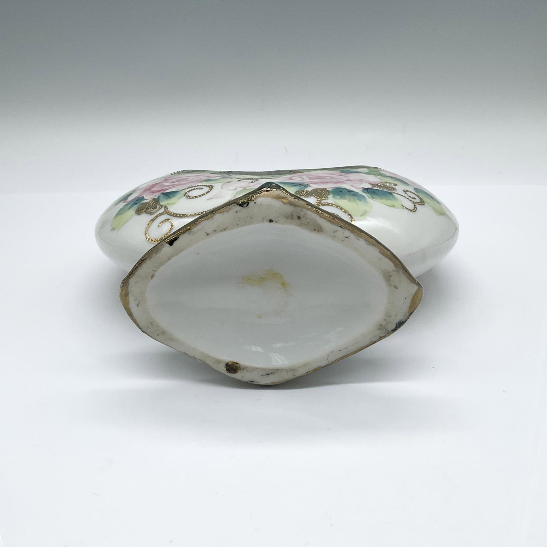 Japanese Nippon Style Porcelain Basket Vase - Image 3 of 3