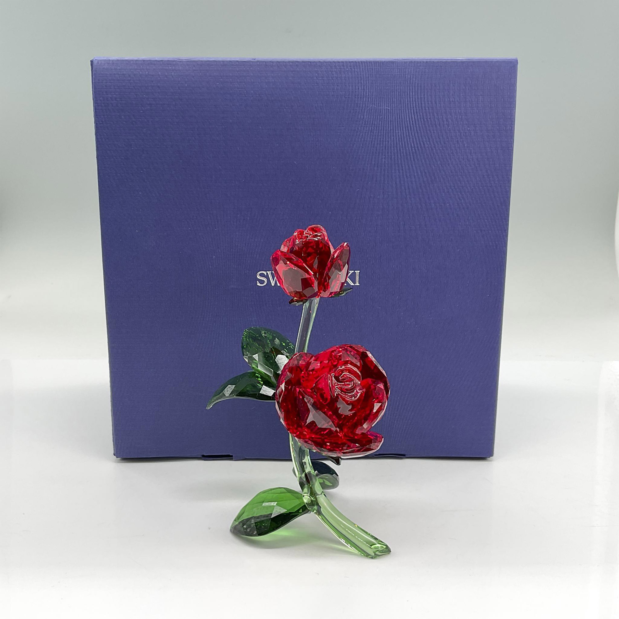 Swarovski Crystal Figurine, Red Rose - Image 4 of 4