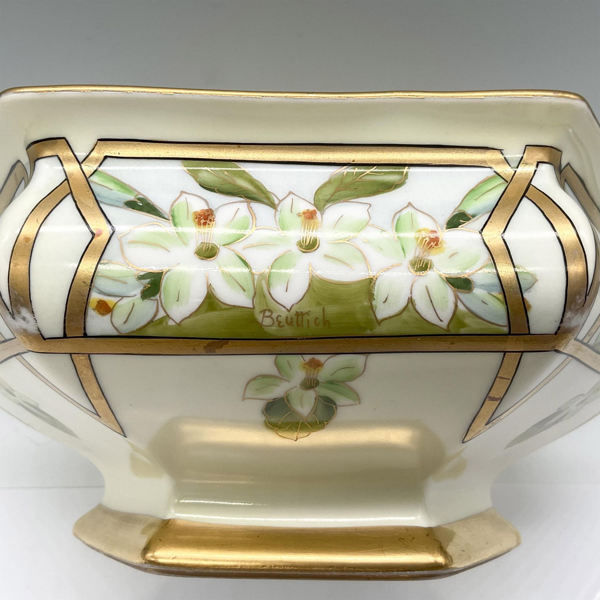 Pickard China by Beuttich Footed Bowl, Signed - Image 5 of 5