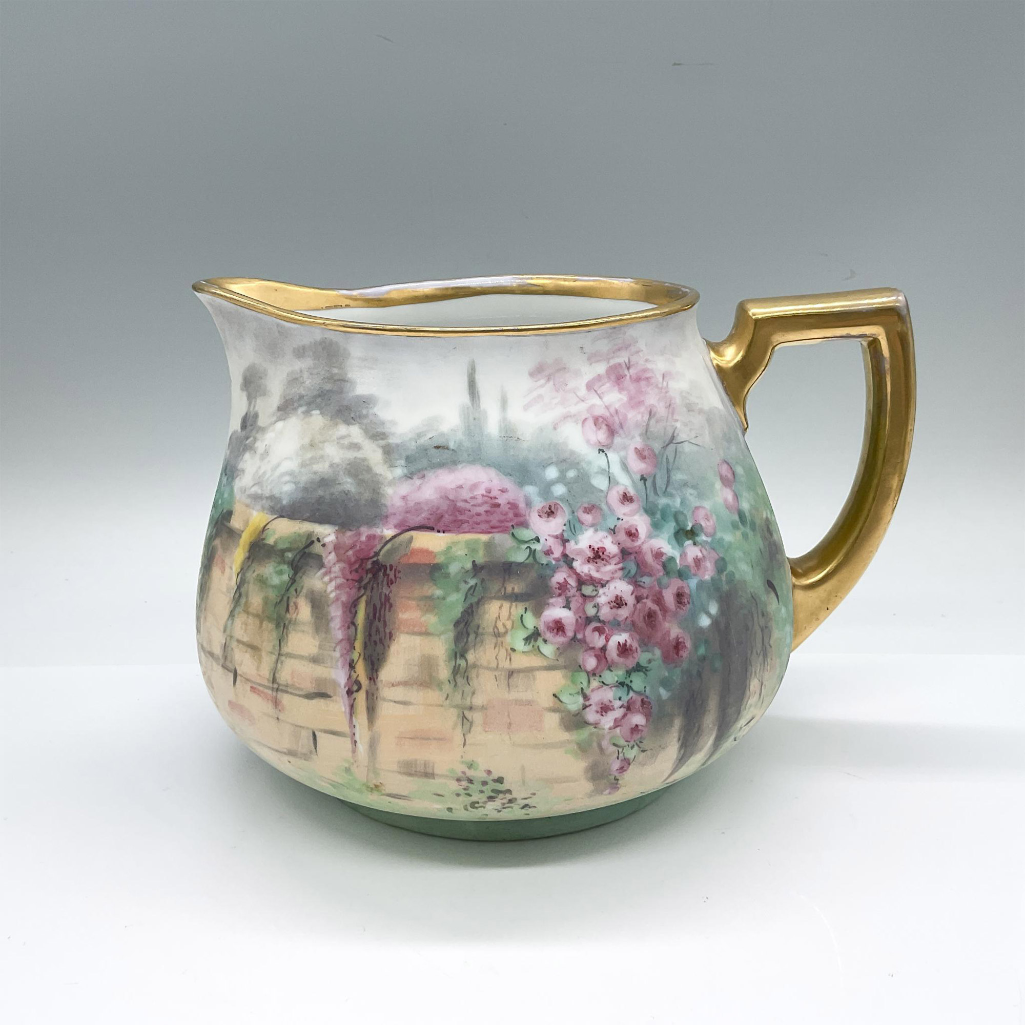 Pickard China by Alexi Landscape Pitcher, Signed