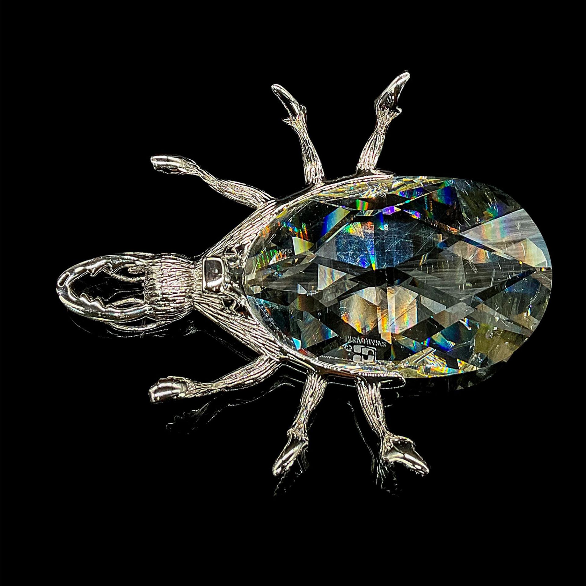 Swarovski Crystal and Rhodium Bottle Opener, Beetle