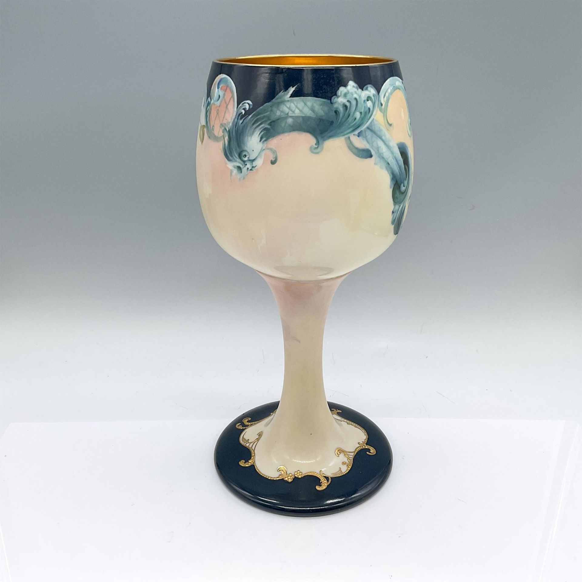 Willets Belleek Porcelain Raspberry Vase - Bild 2 aus 3