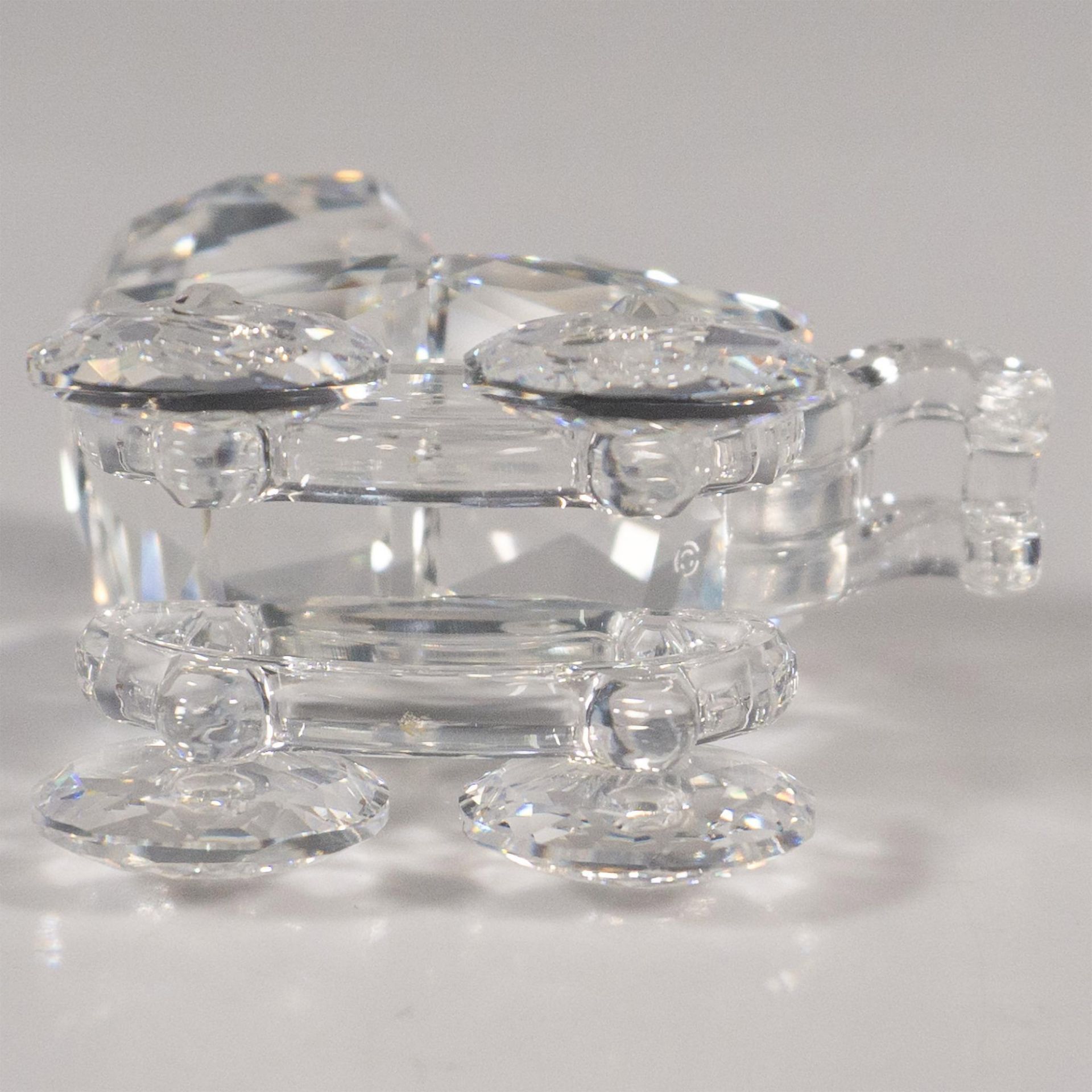 Swarovski Silver Crystal Figurine, Baby Carriage - Bild 6 aus 6
