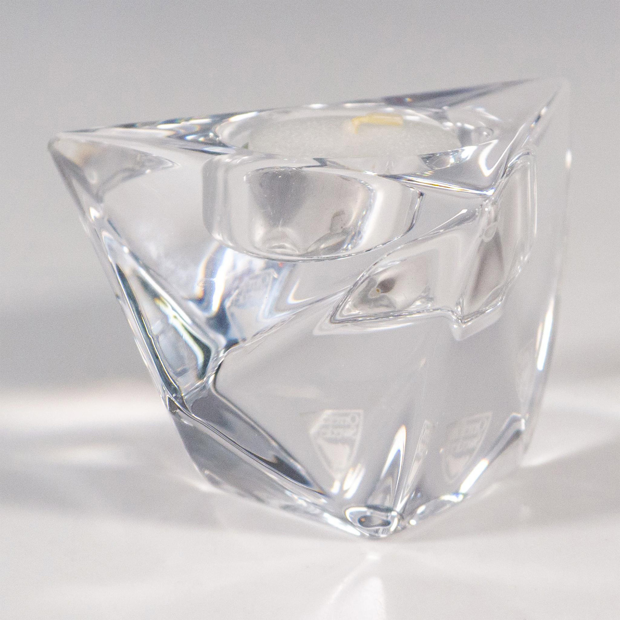 Orrefors Crystal Votive Candle Holder, Diamond - Image 2 of 4