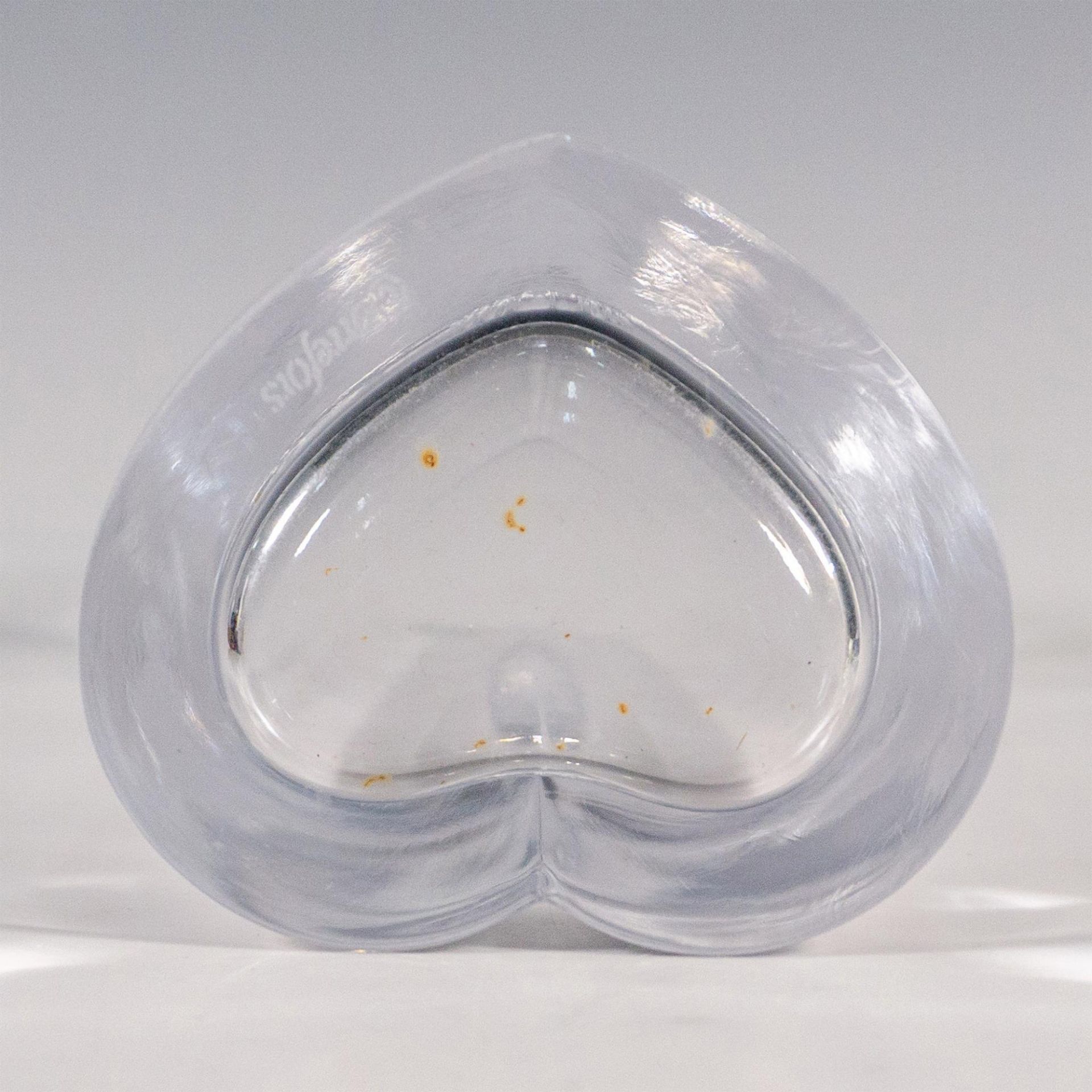Orrefors Crystal Heart Shaped Vase - Bild 3 aus 3