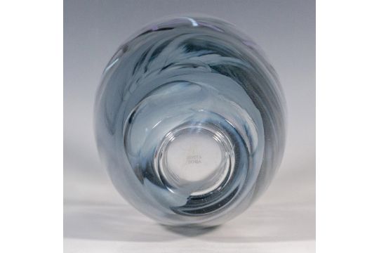 Kosta Boda by Anna Ehrner Glass Vase, Contrast - Image 4 of 5