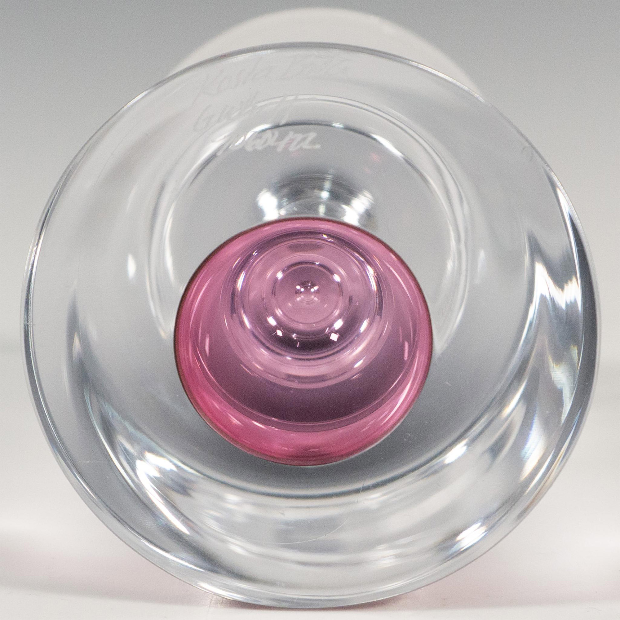 Kosta Boda by Goran Warff Glass Candlestick Holder, Zoom - Image 3 of 5