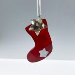 Swarovski Crystal Ornament, Twinkling Stocking