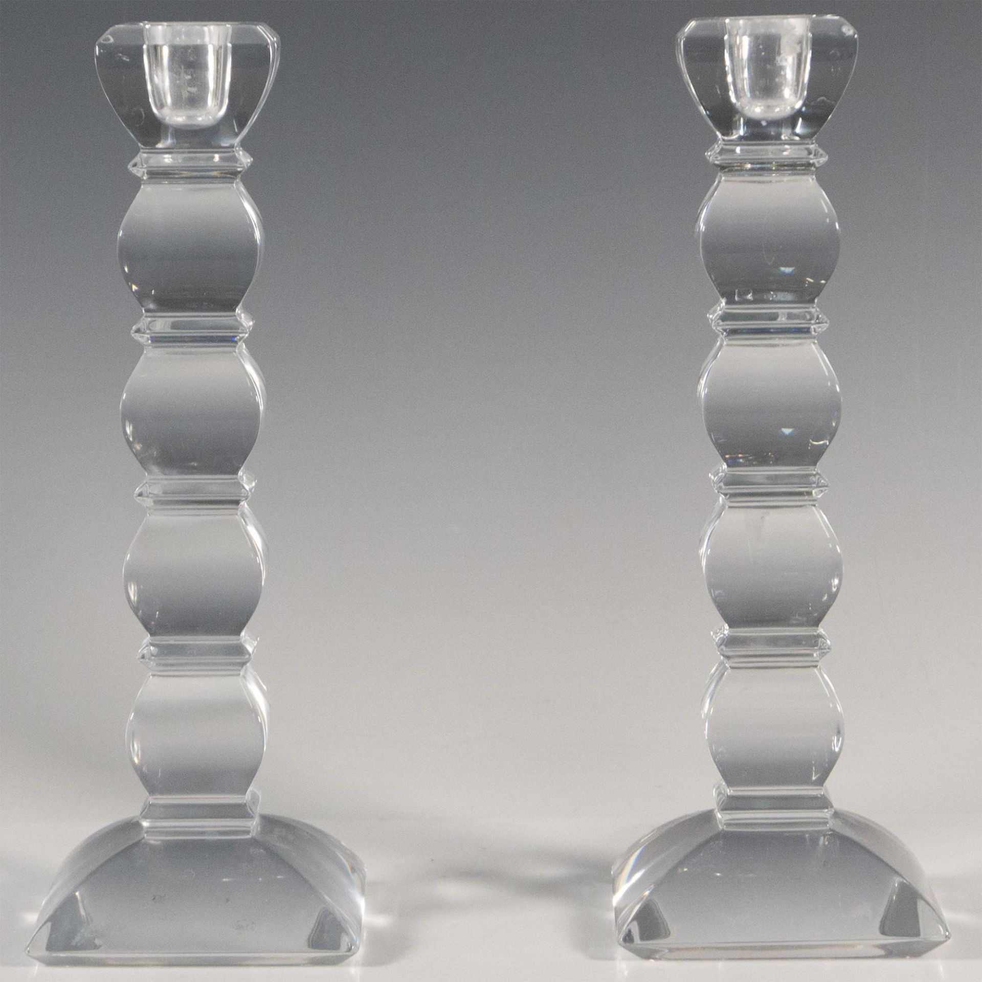 Pair of Marquis by Waterford Crystal Candle Holders, Torino - Image 2 of 3