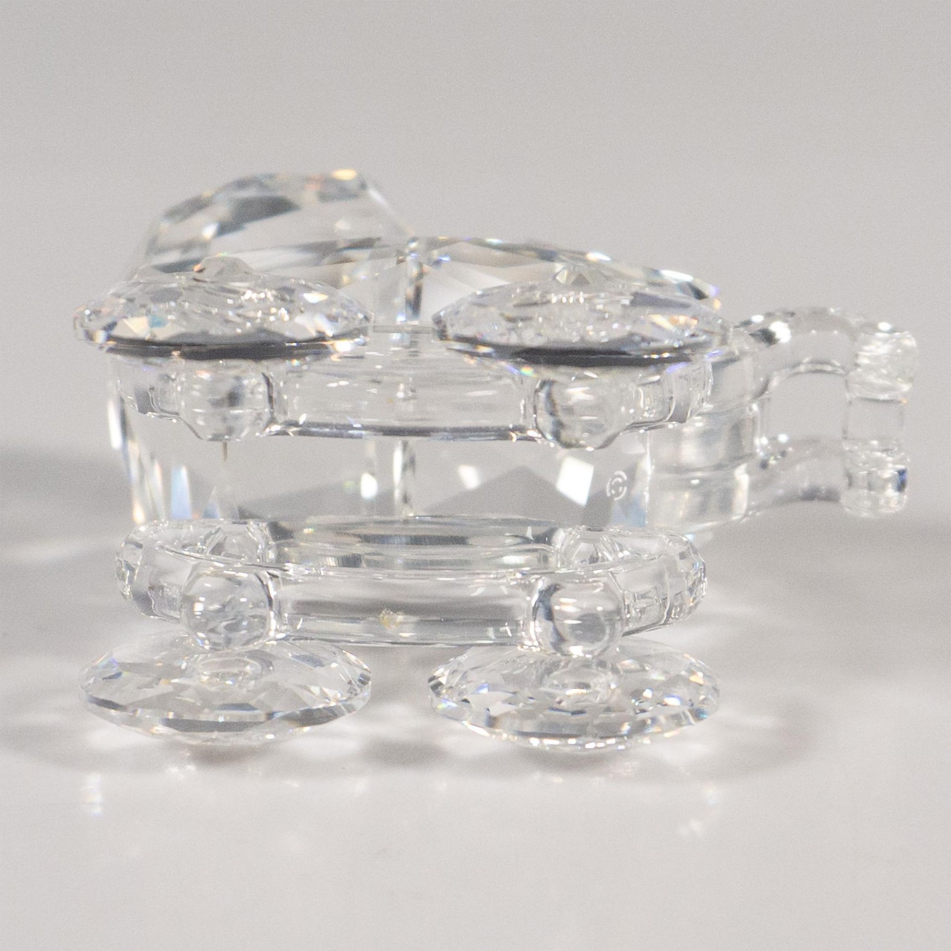 Swarovski Silver Crystal Figurine, Baby Carriage - Bild 5 aus 6