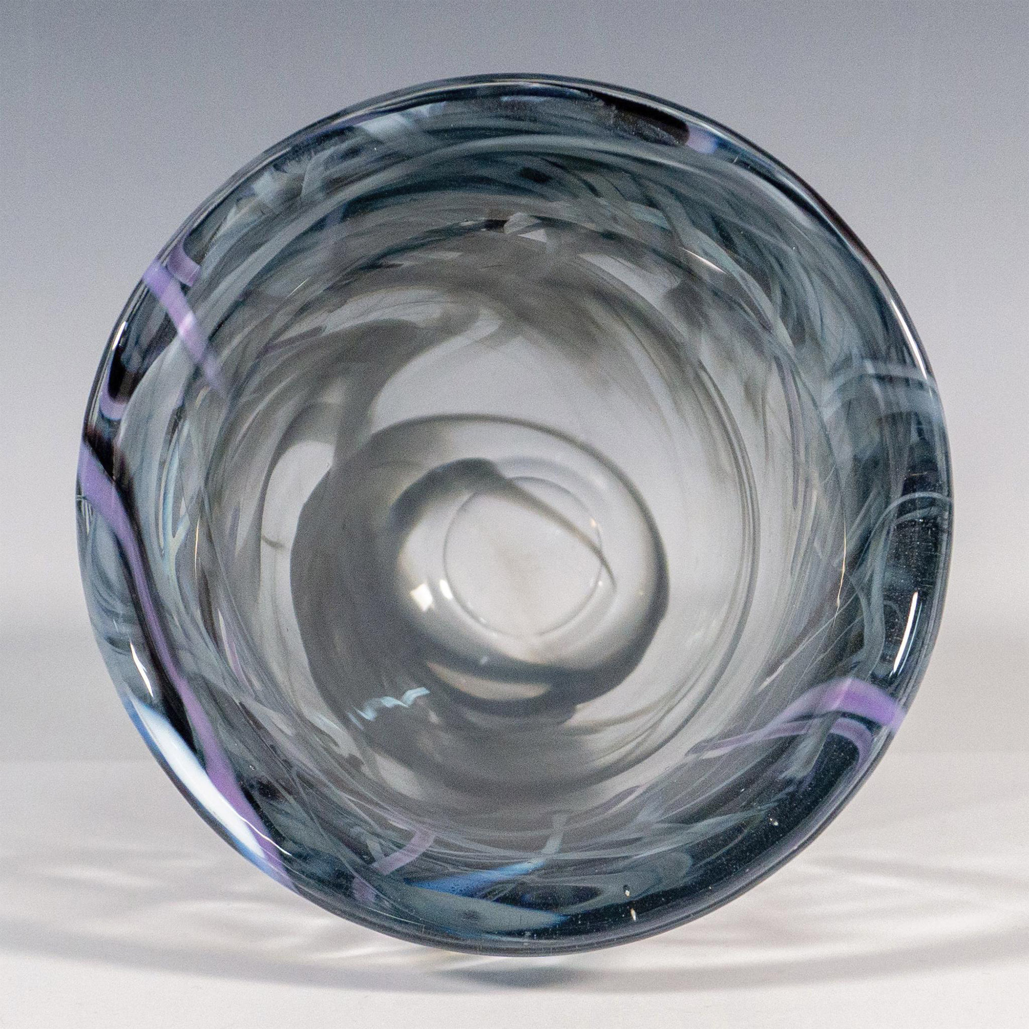 Kosta Boda by Anna Ehrner Glass Vase, Contrast - Image 5 of 5