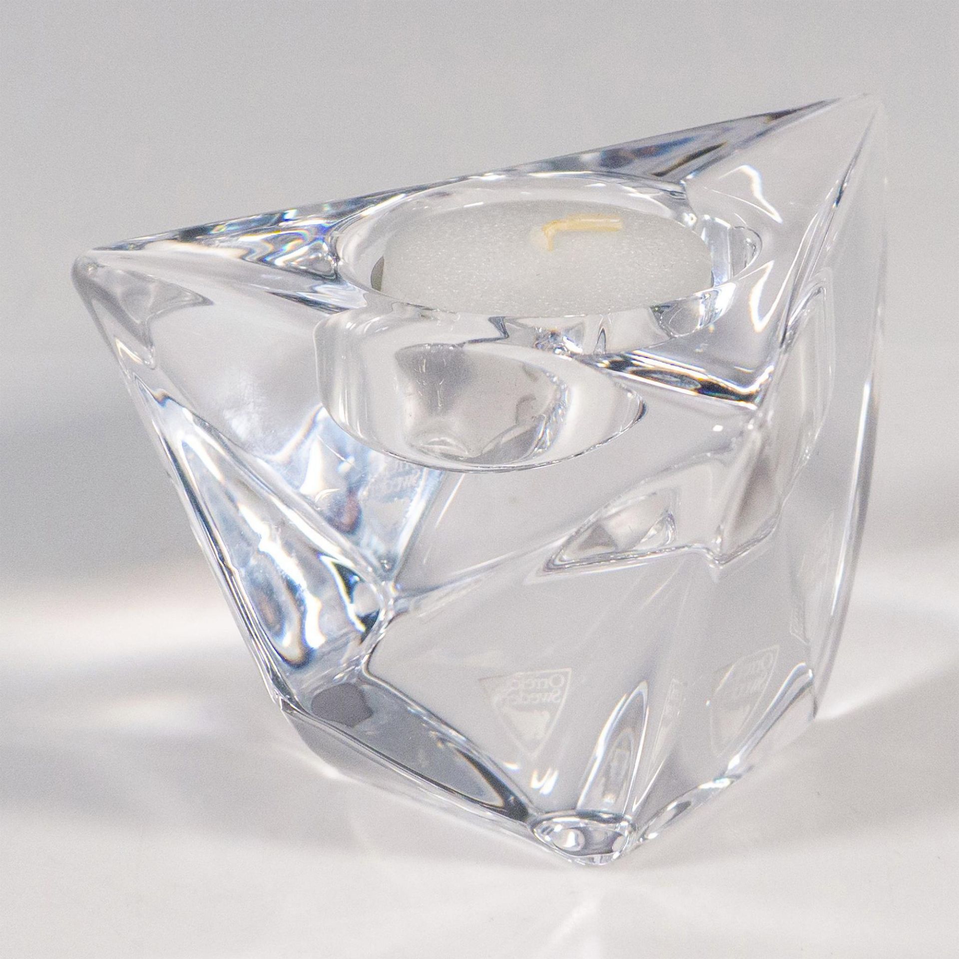 Orrefors Crystal Votive Candle Holder, Diamond - Bild 3 aus 4