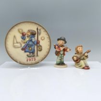 3pc Goebel Hummel Figurines and Plate