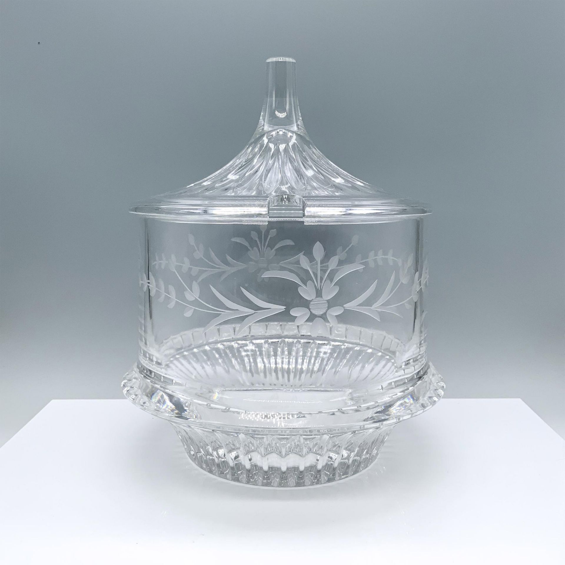 Crystal Punch Bowl and Lid