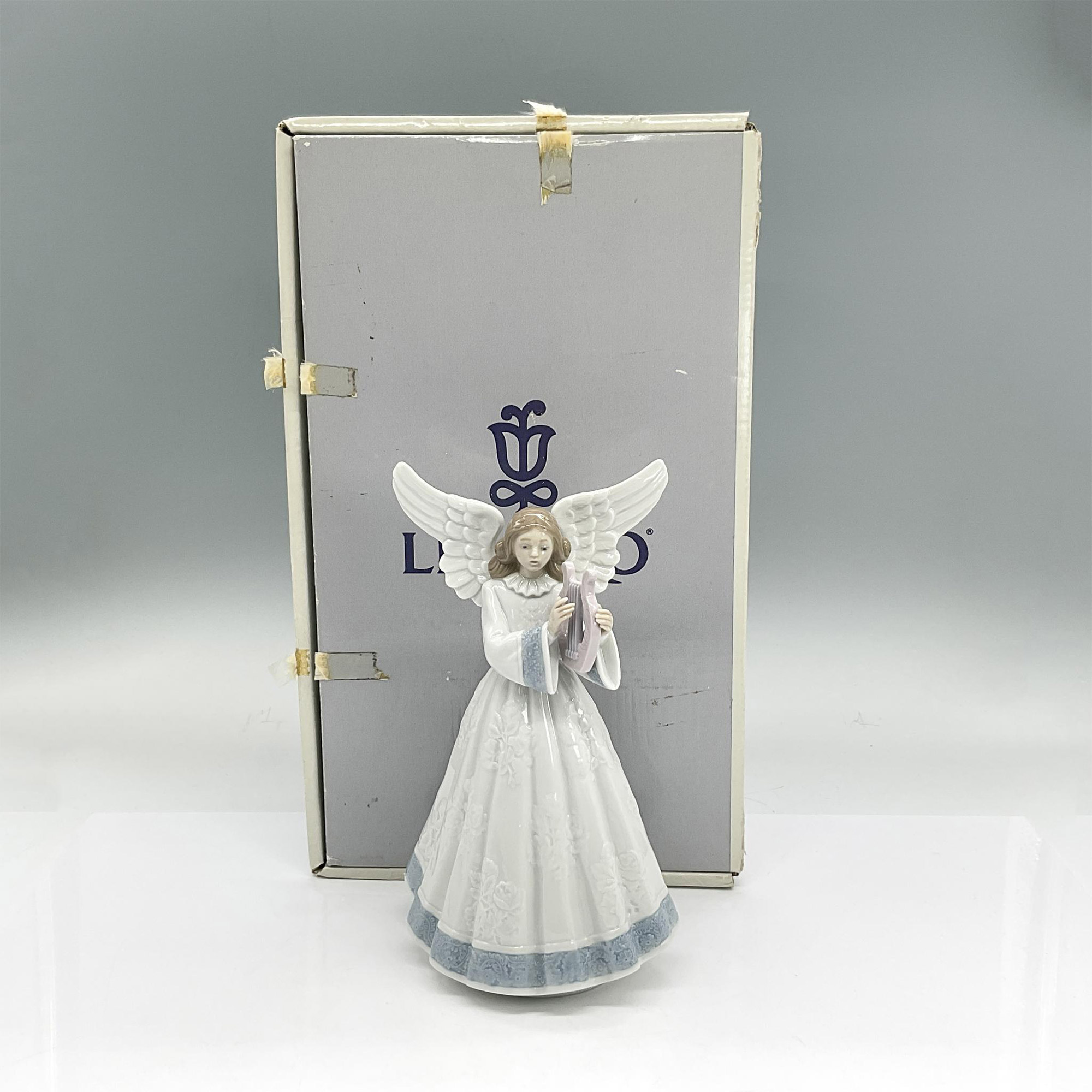 Tree Topper Heavenly Harpist 1005830 - Lladro Porcelain Figurine - Image 4 of 4