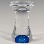 Kosta Boda by Goran Warff Glass Candlestick Holder, Zoom