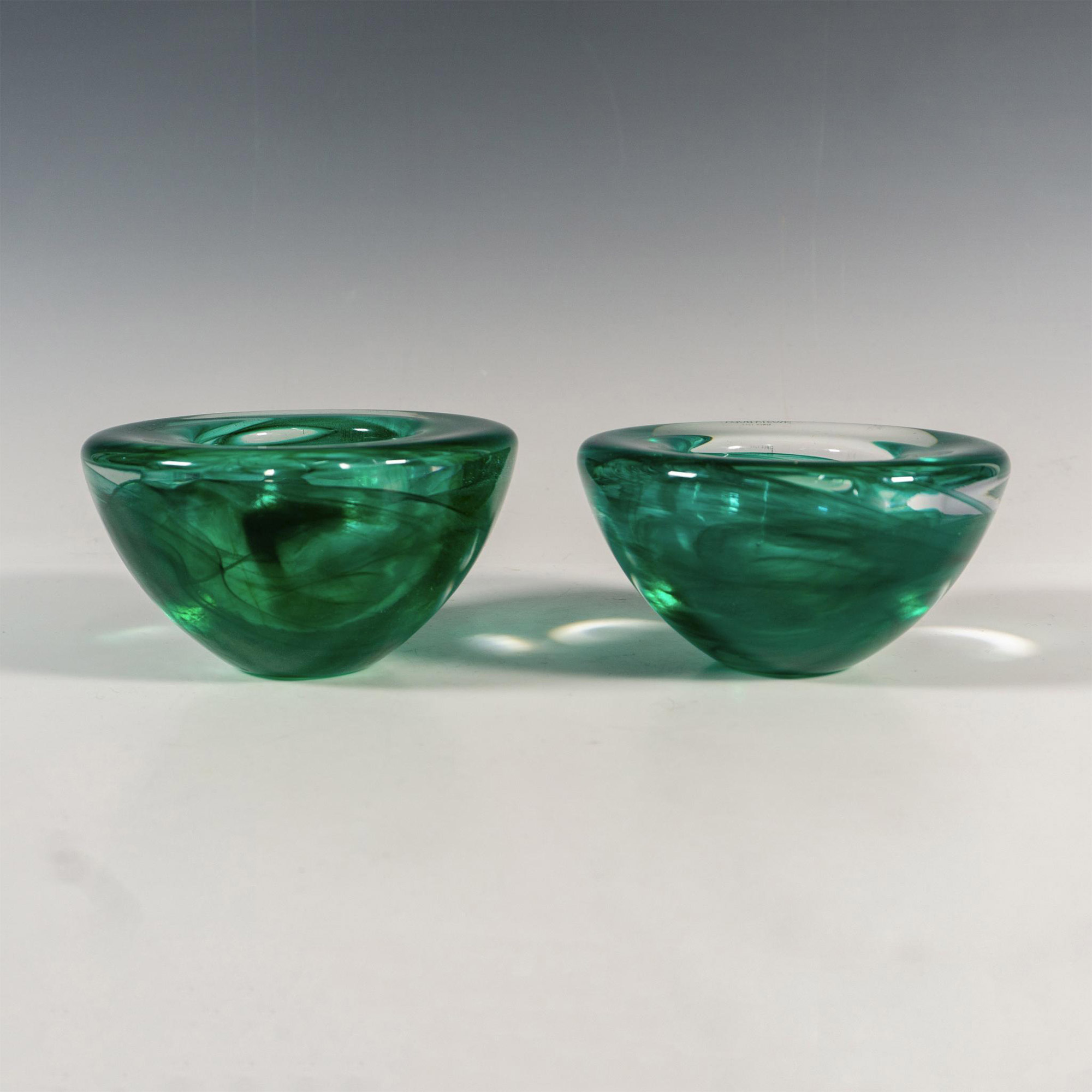 Pair of Kosta Boda by Anna Ehrner Candle Holders, Atoll - Image 4 of 7