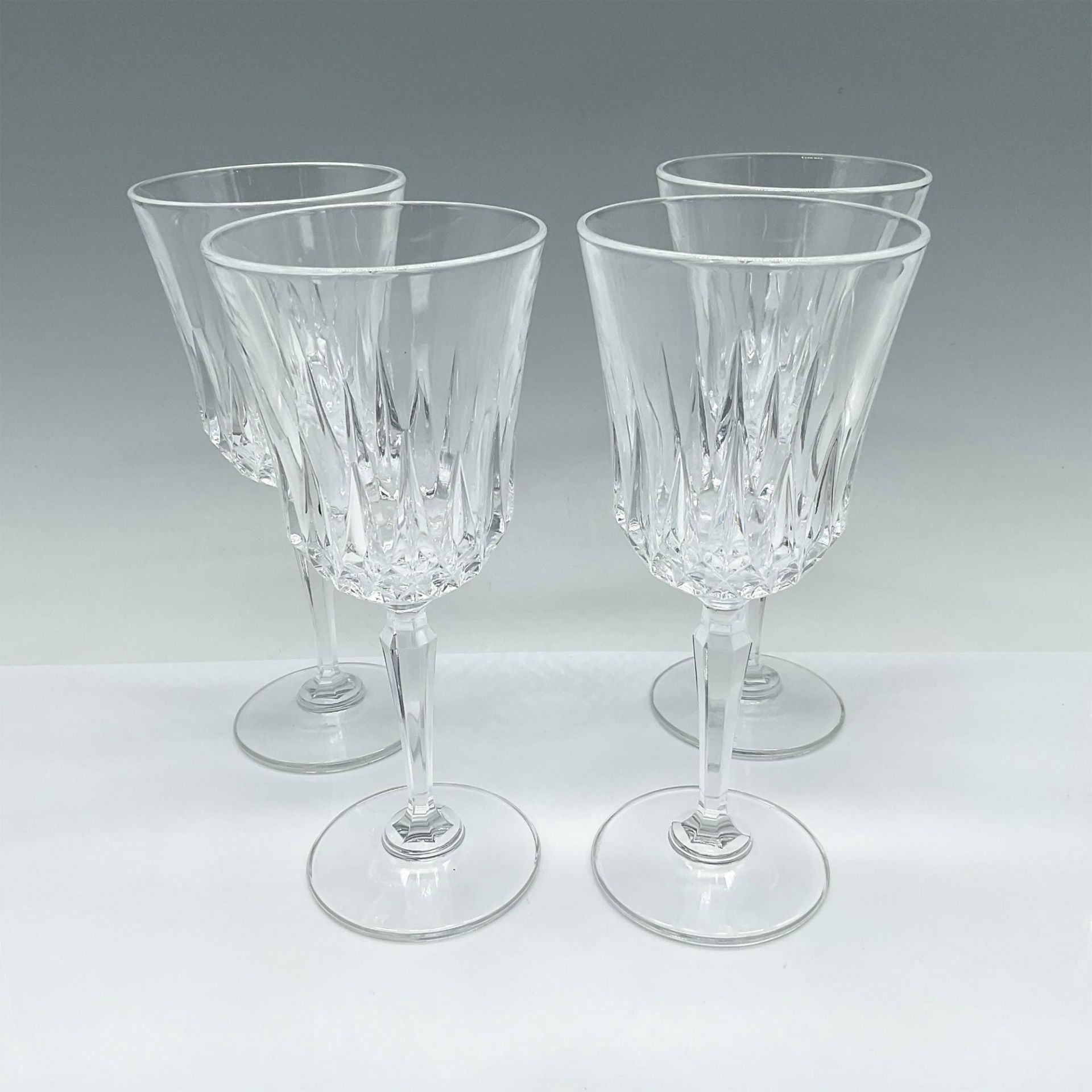 4pc Crystal Wine Glasses - Bild 2 aus 3