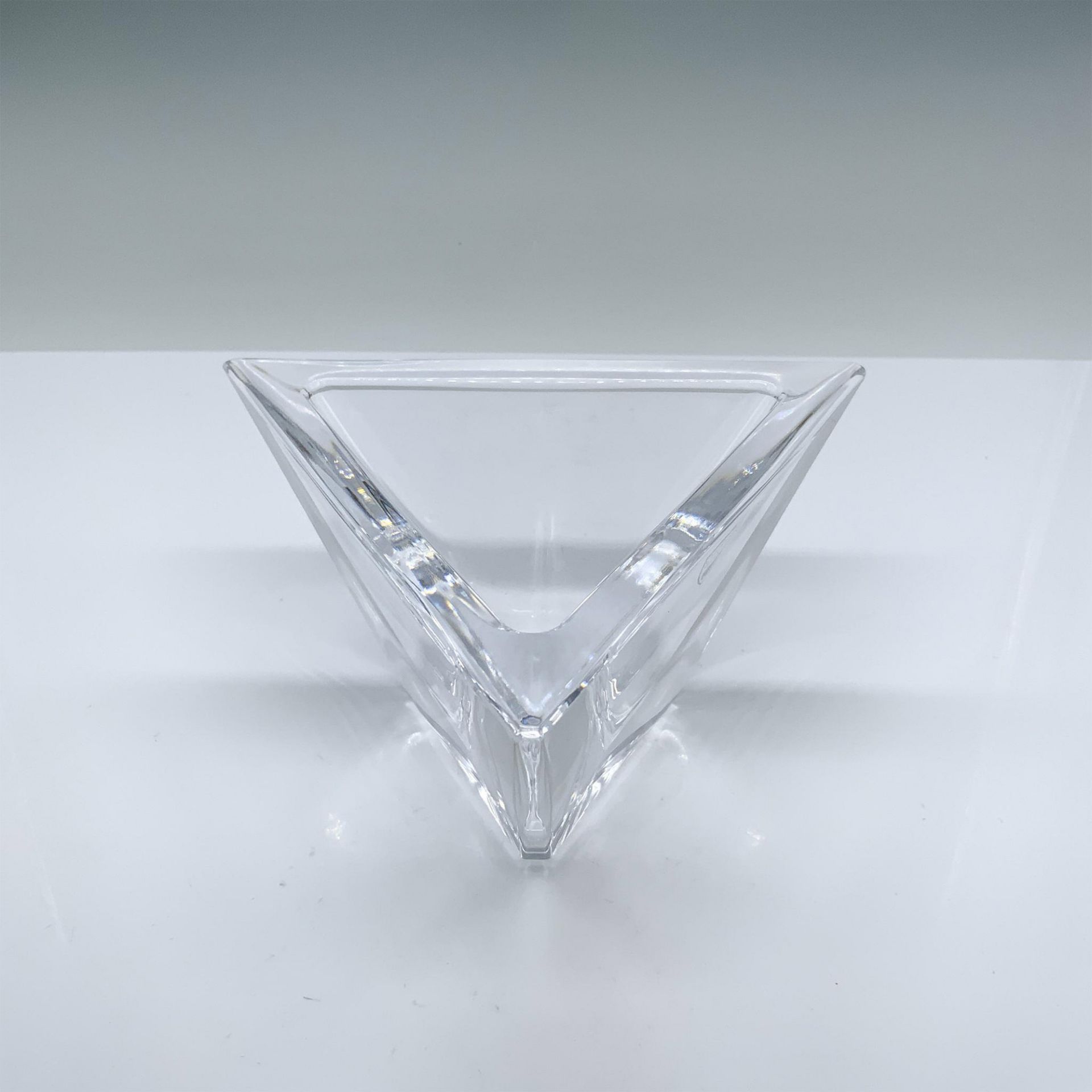 Orrefors Sweden Limited Edition Triangular Crystal Bowl - Bild 2 aus 4
