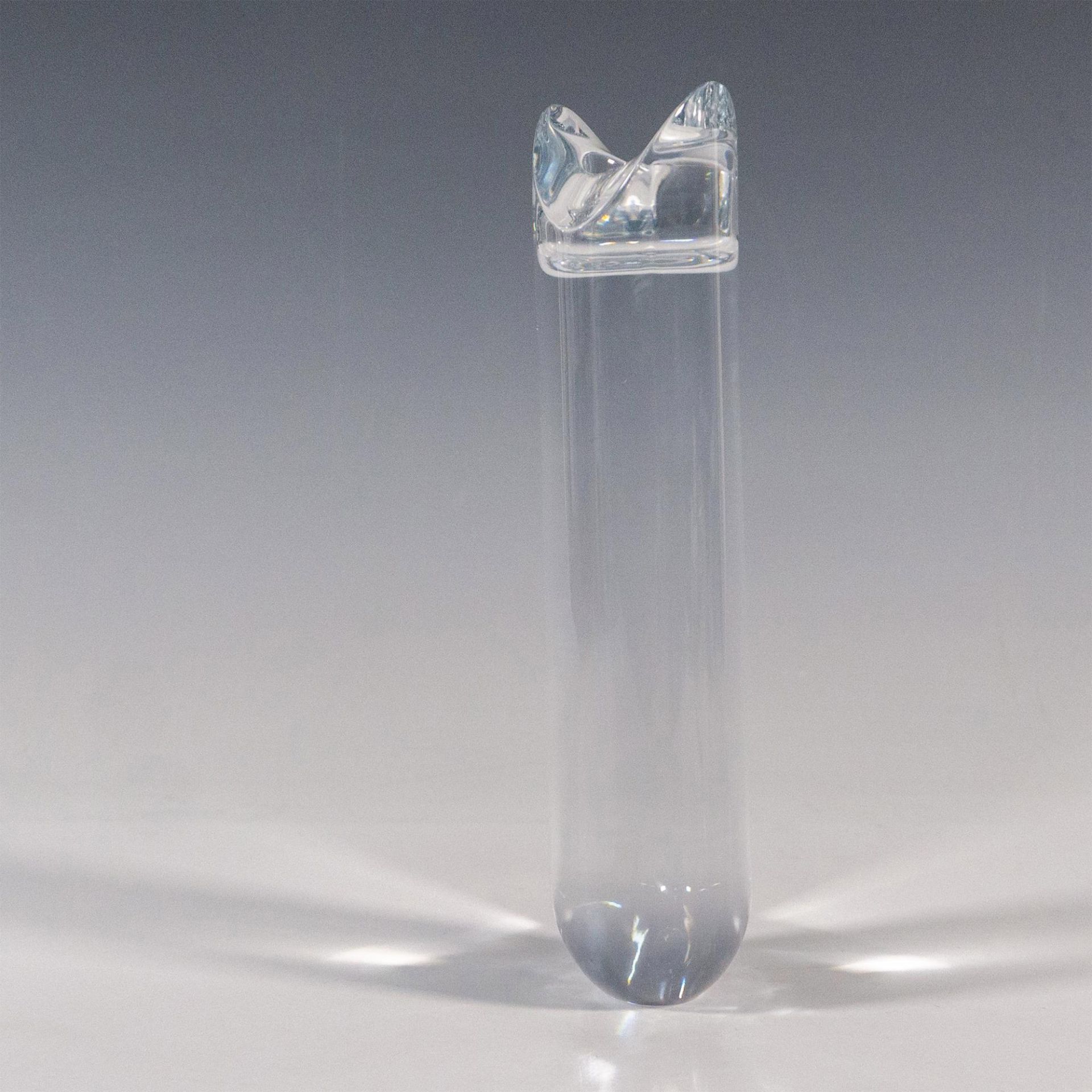 Nambe Modern Lead Crystal Candlestick Holder, Butterfly - Bild 2 aus 3