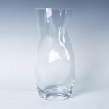 Orrefors Clear Crystal Vase, Squeeze Pattern