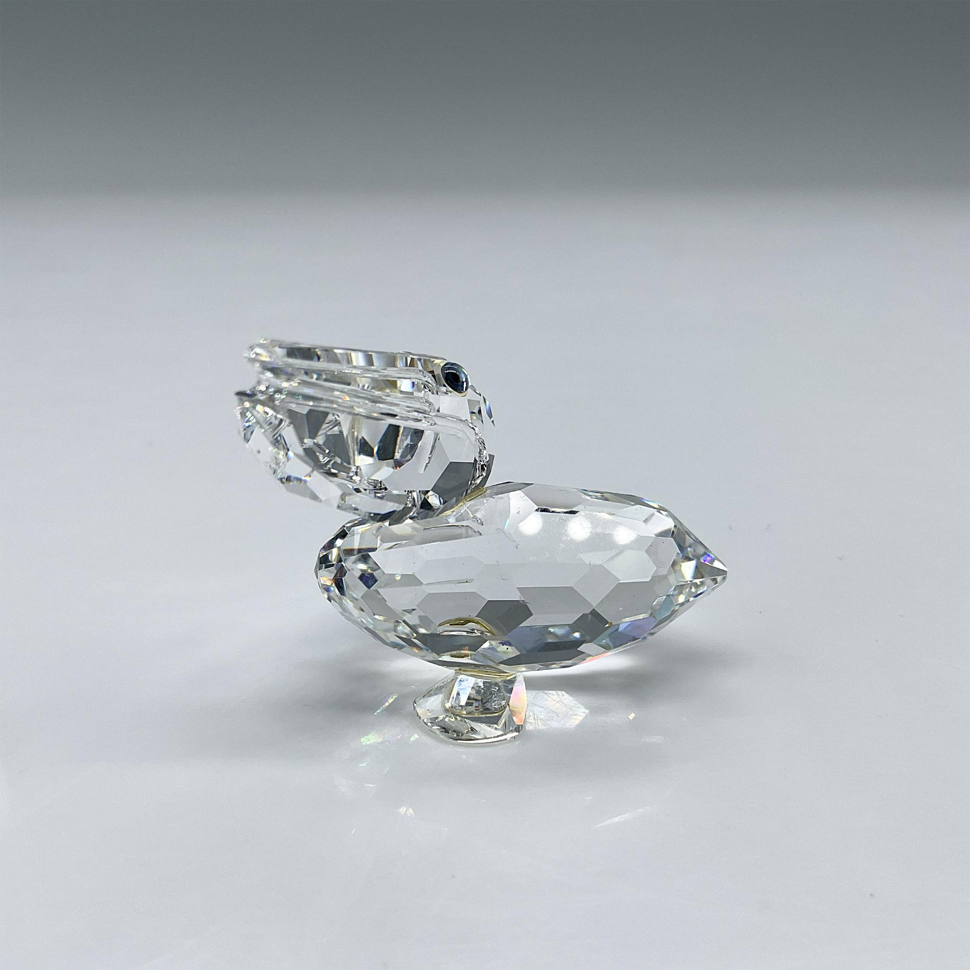 Swarovski Silver Crystal Figurine, Pelican