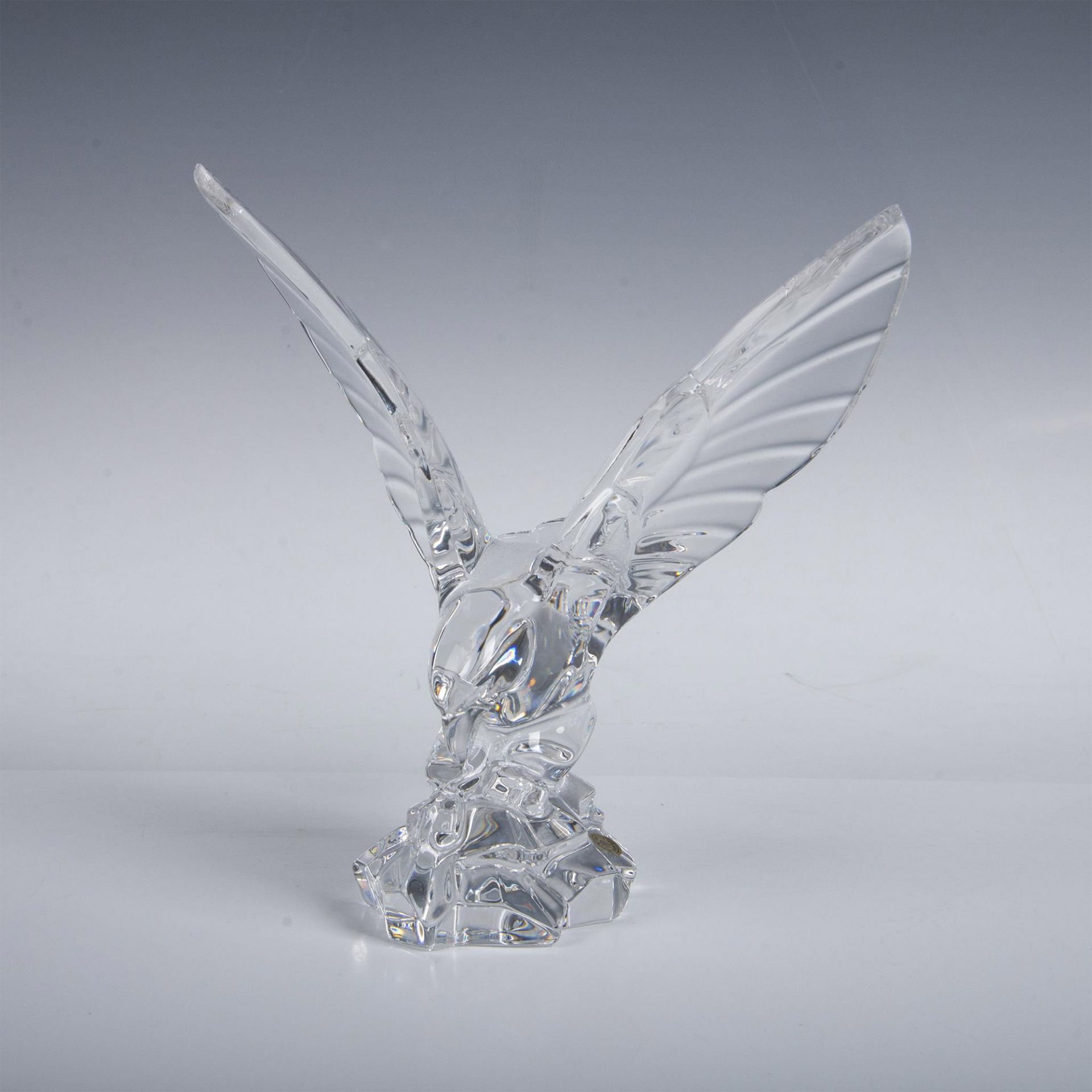 Val Saint Lambert Crystal Eagle Figurine