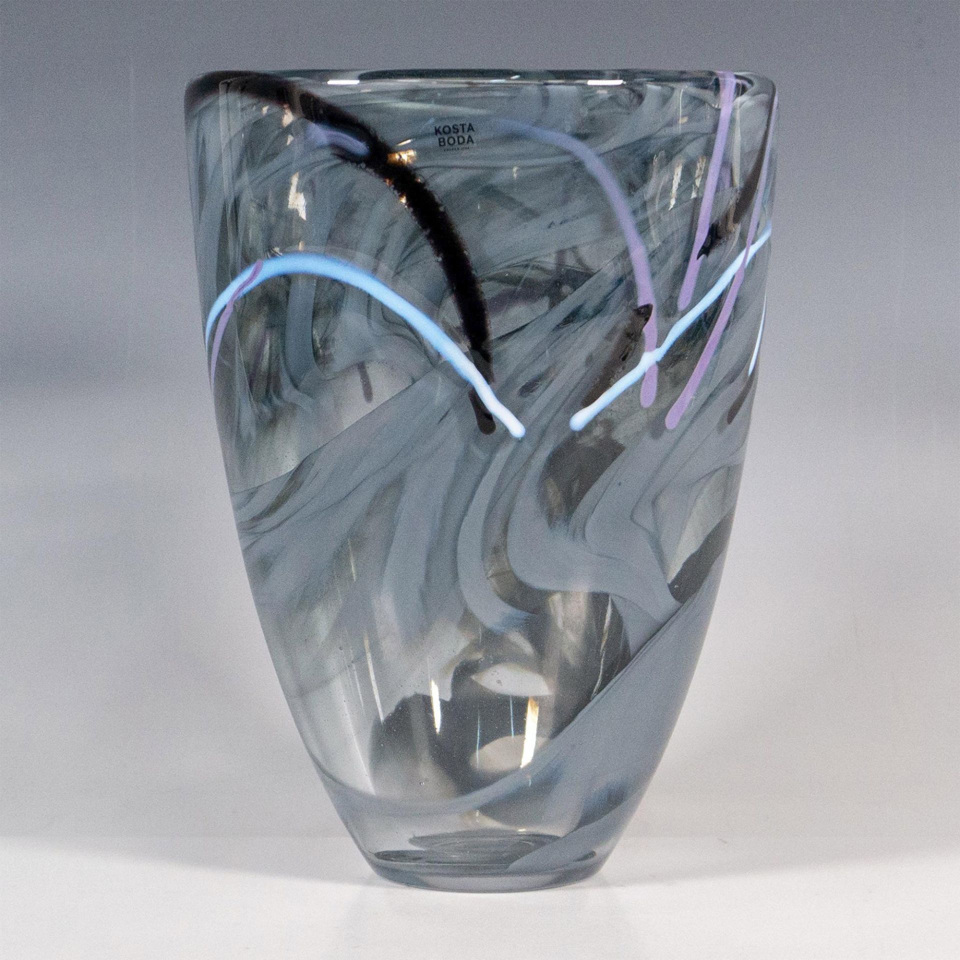 Kosta Boda by Anna Ehrner Glass Vase, Contrast - Bild 3 aus 5