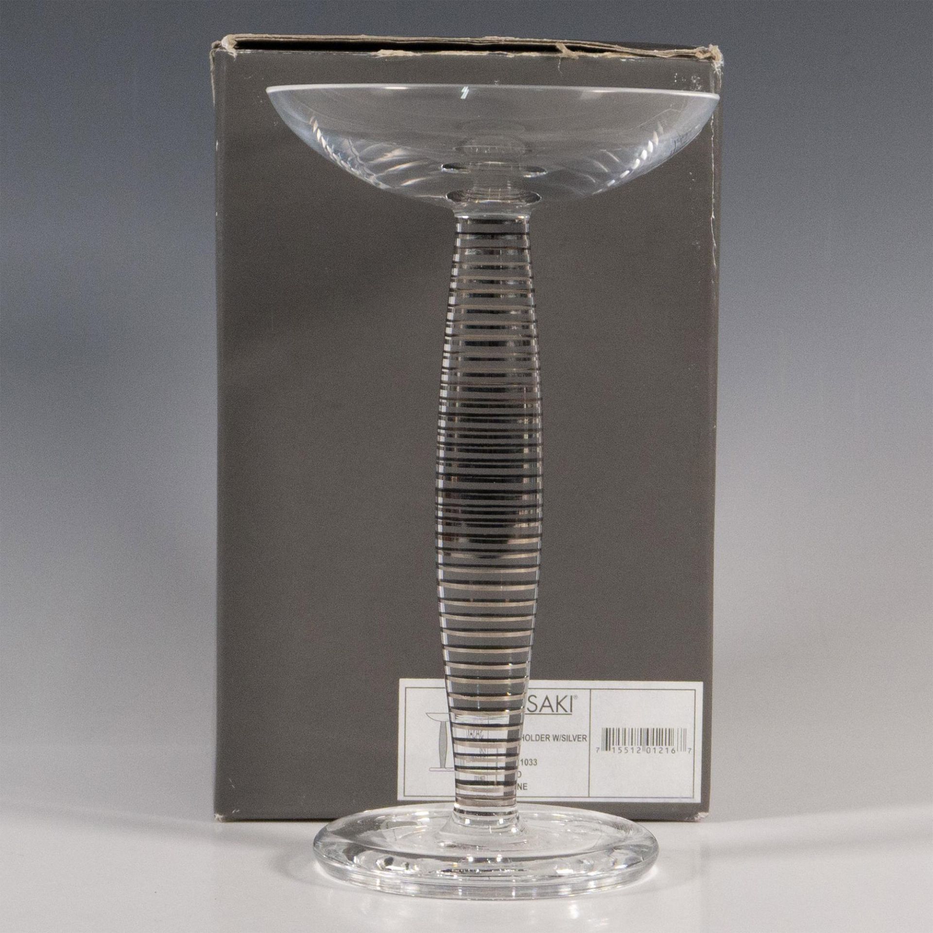 Sasaki Glass Candle Holder, Echo - Image 2 of 4