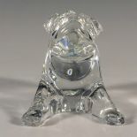 Baccarat Crystal Animal Figurine, Carlin Pug
