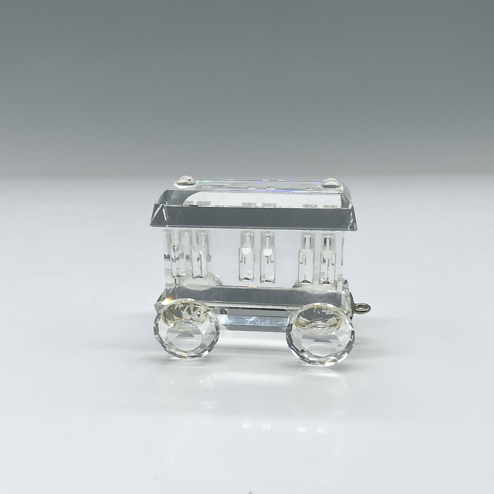 Swarovski Silver Crystal Figurine, Passenger Carriage - Bild 2 aus 4