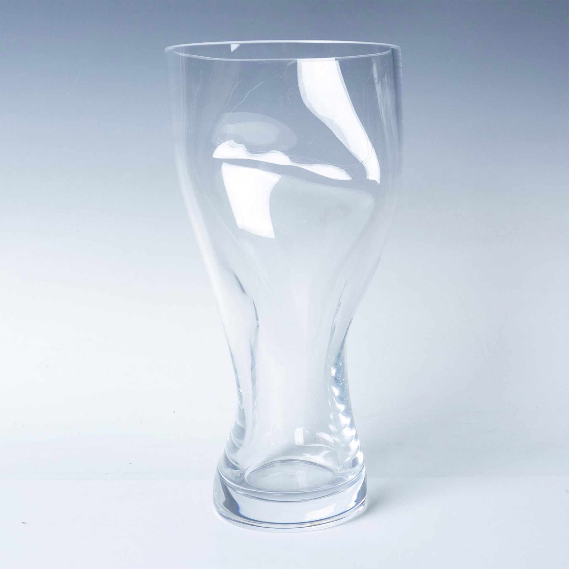 Orrefors Clear Crystal Vase, Squeeze Pattern - Bild 3 aus 4