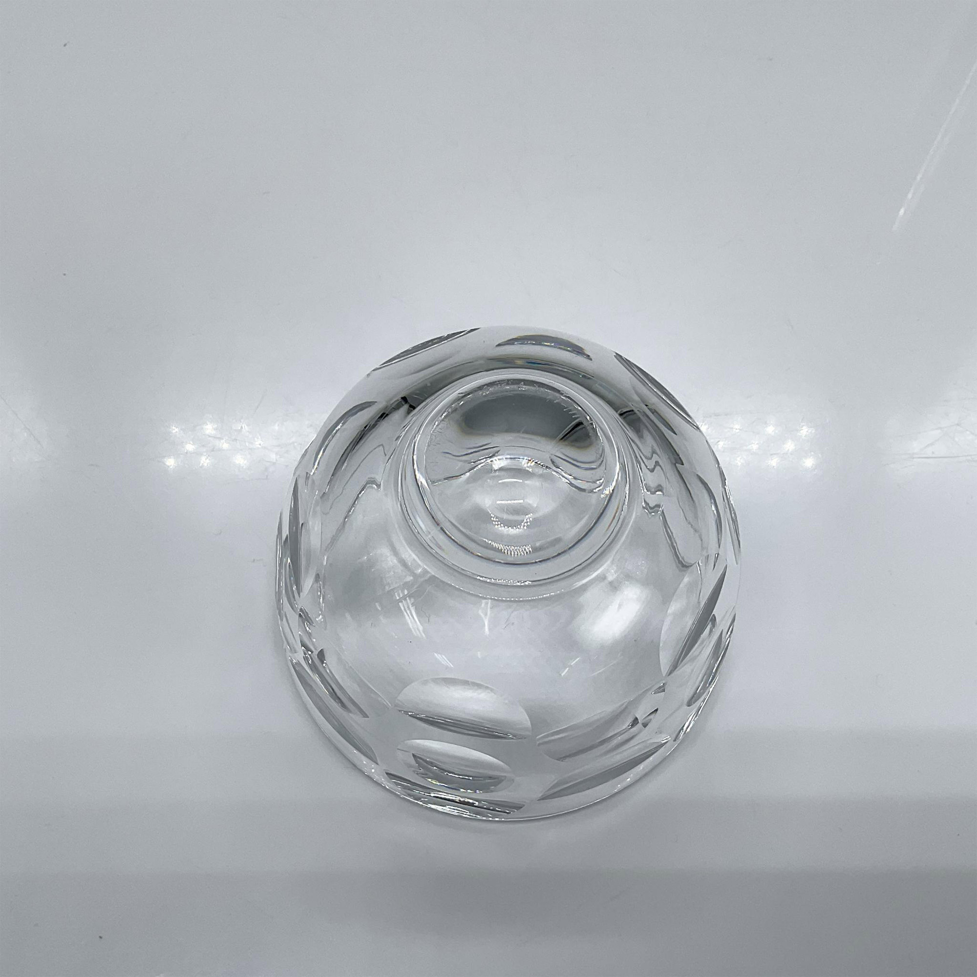Orrefors Crystal Bowl, Swirl and Dots - Image 3 of 3