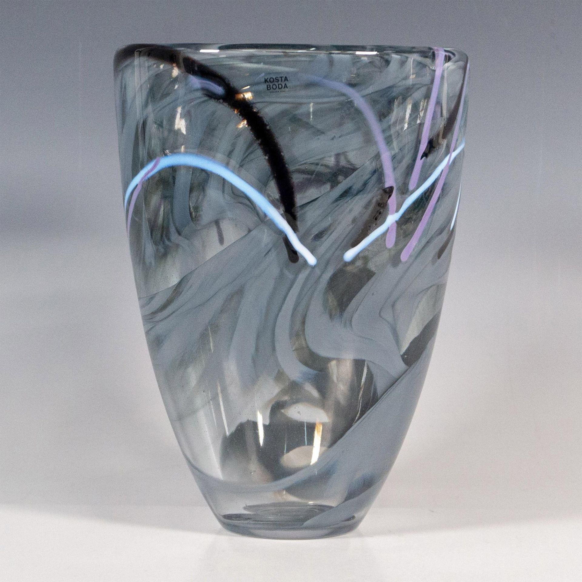 Kosta Boda by Anna Ehrner Glass Vase, Contrast - Bild 2 aus 5