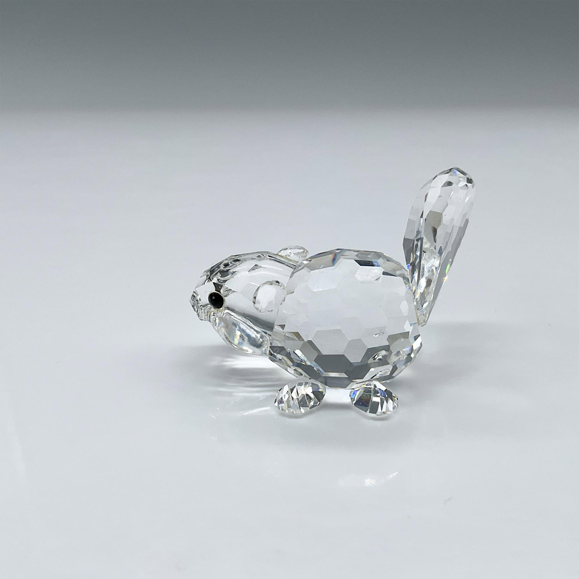 Swarovski Crystal Figurine, Beaver Baby Lying 164639 - Image 2 of 4