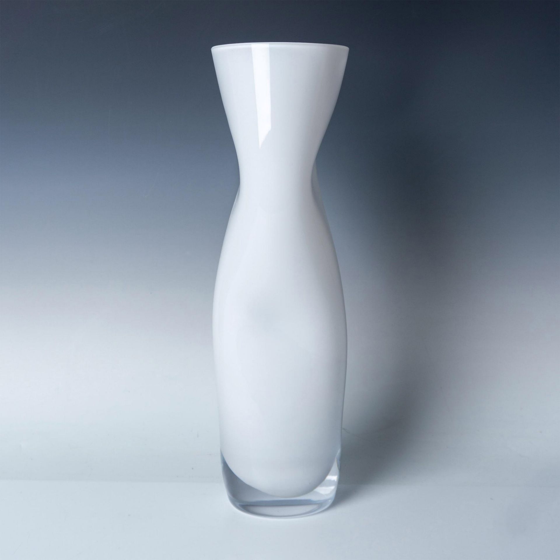 Orrefors Crystal Vase Squeeze White Tall - Bild 3 aus 4