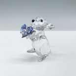 Swarovski Crystal Figurine, Rabbit with Forget Me Nots