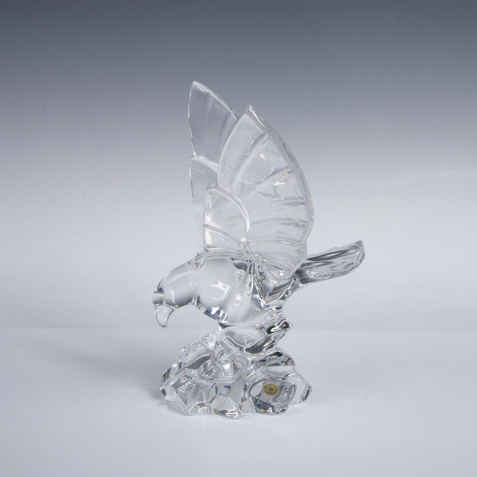 Val Saint Lambert Crystal Eagle Figurine - Image 3 of 6