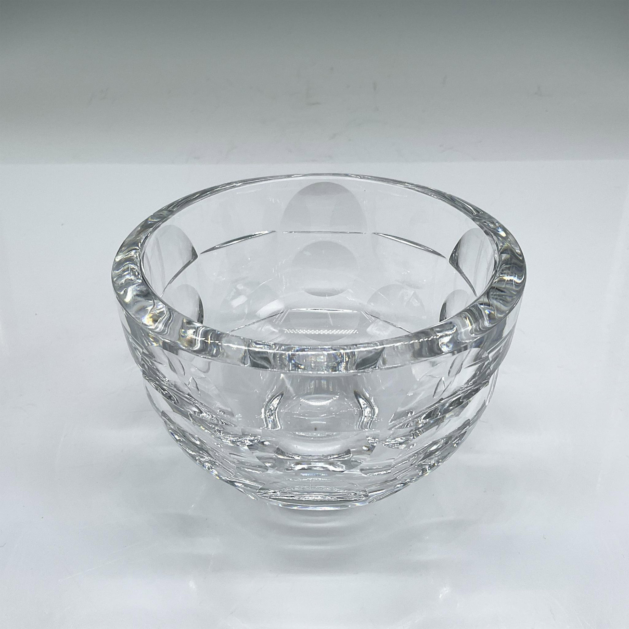 Orrefors Crystal Bowl, Swirl and Dots - Image 2 of 3