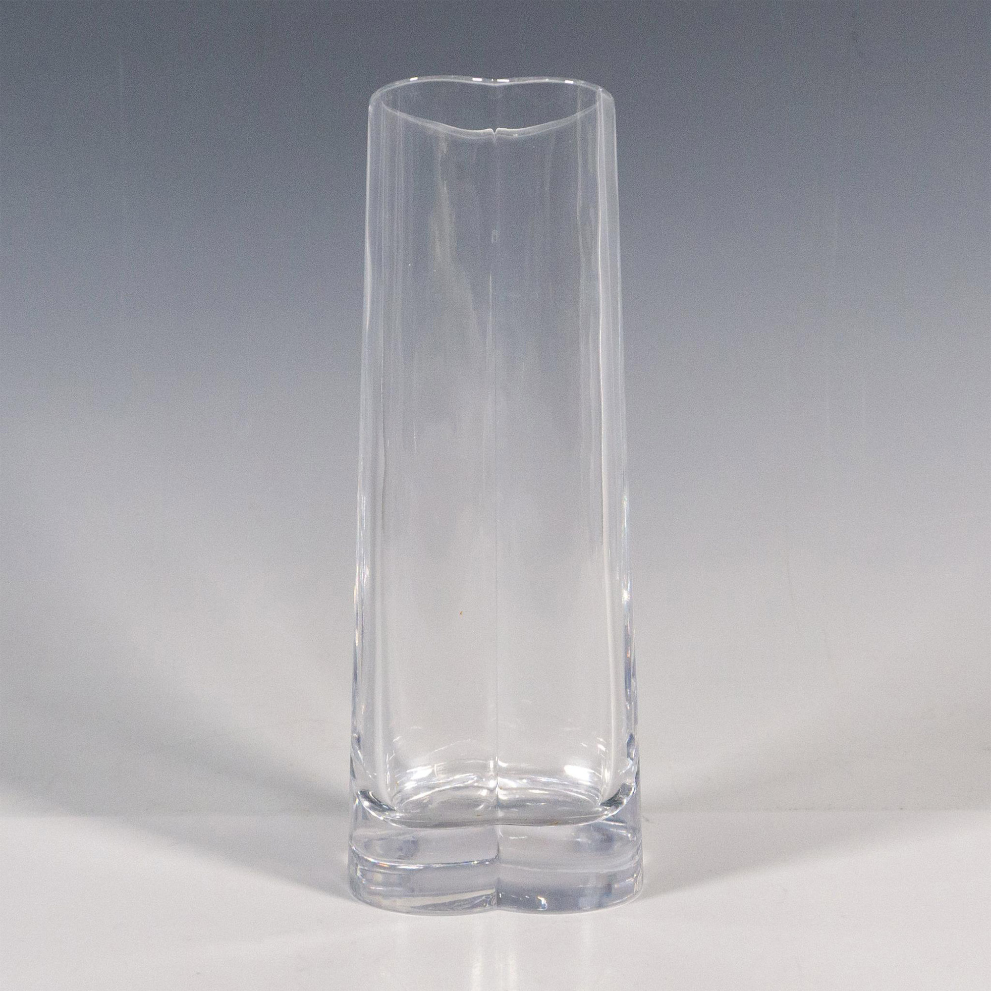 Orrefors Crystal Heart Shaped Vase - Image 2 of 3