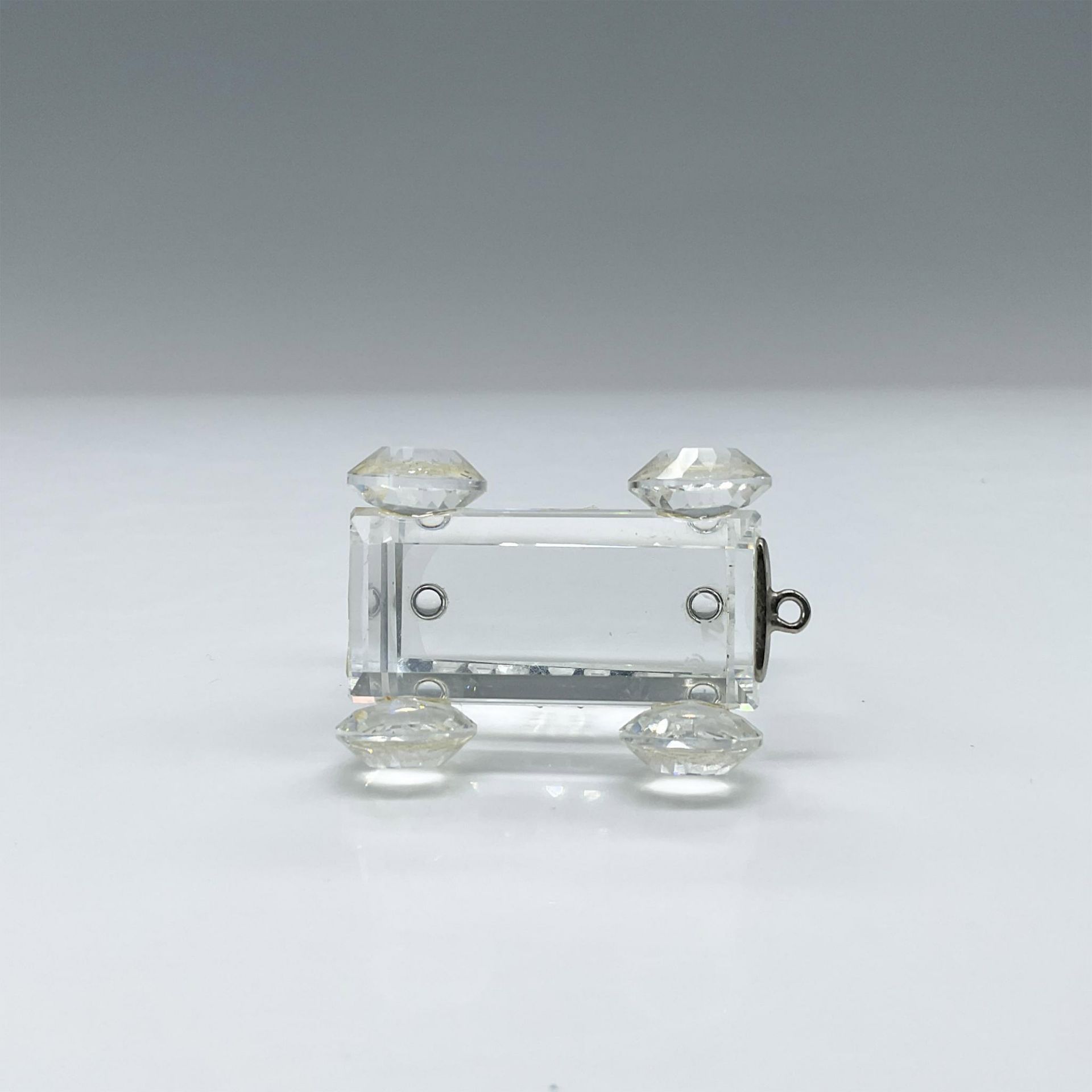 Swarovski Silver Crystal Figurine, Passenger Carriage - Bild 3 aus 4