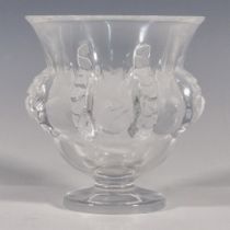Lalique French Crystal Vase, Dampierre