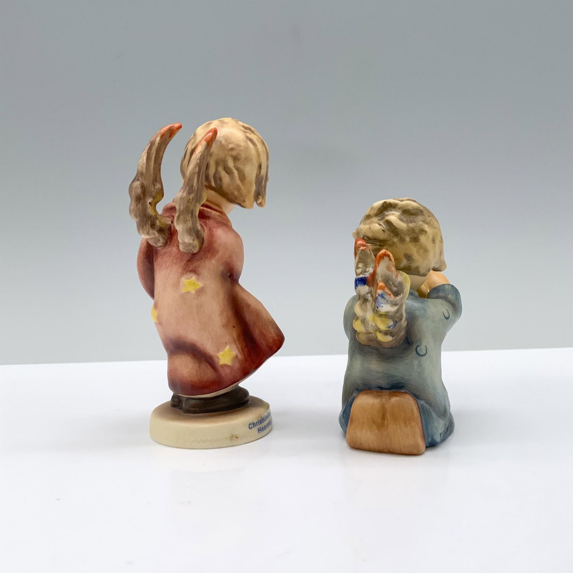2pc Goebel Hummel Figurines, Heavenly Angel & Shining Light - Image 2 of 3