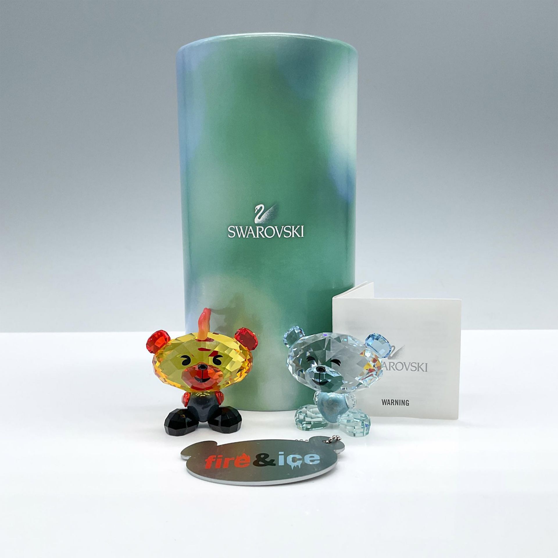 Swarovski Crystal Figurines, Bo Bears Fire & Ice - Bild 4 aus 4