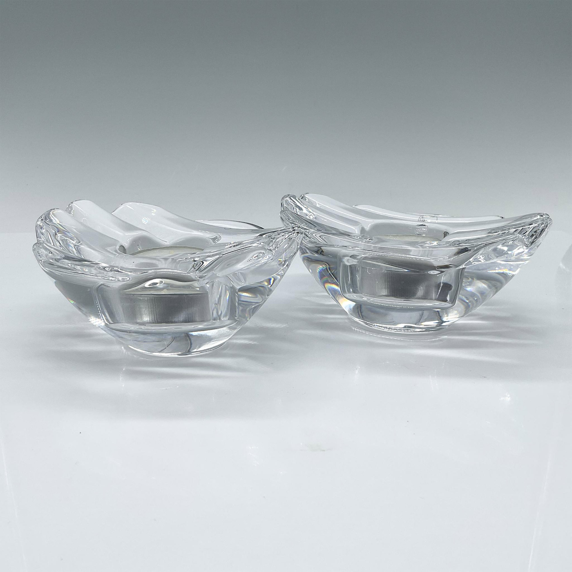 Pair of Orrefors Candle Holders/Votive, Fashion - Image 2 of 4