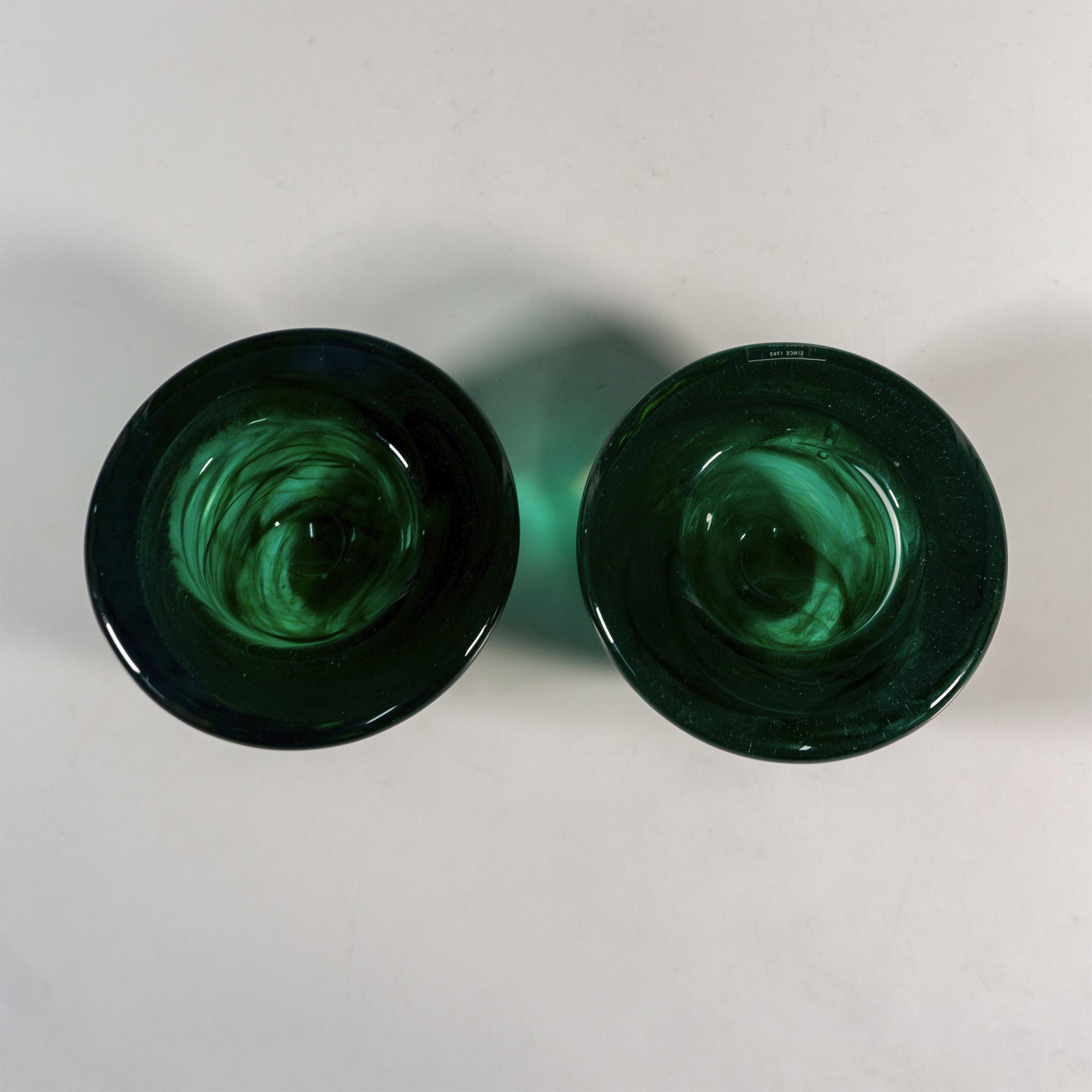 Pair of Kosta Boda by Anna Ehrner Candle Holders, Atoll - Image 4 of 5