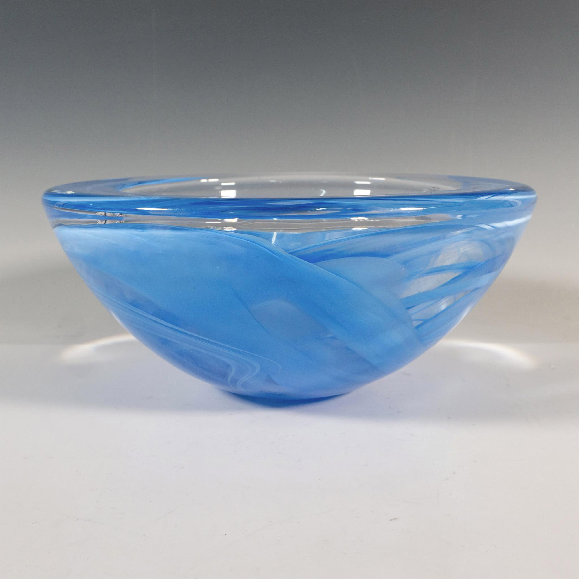 Kosta Boda by Anna Ehrner Glass Bowl, Atoll - Image 3 of 5