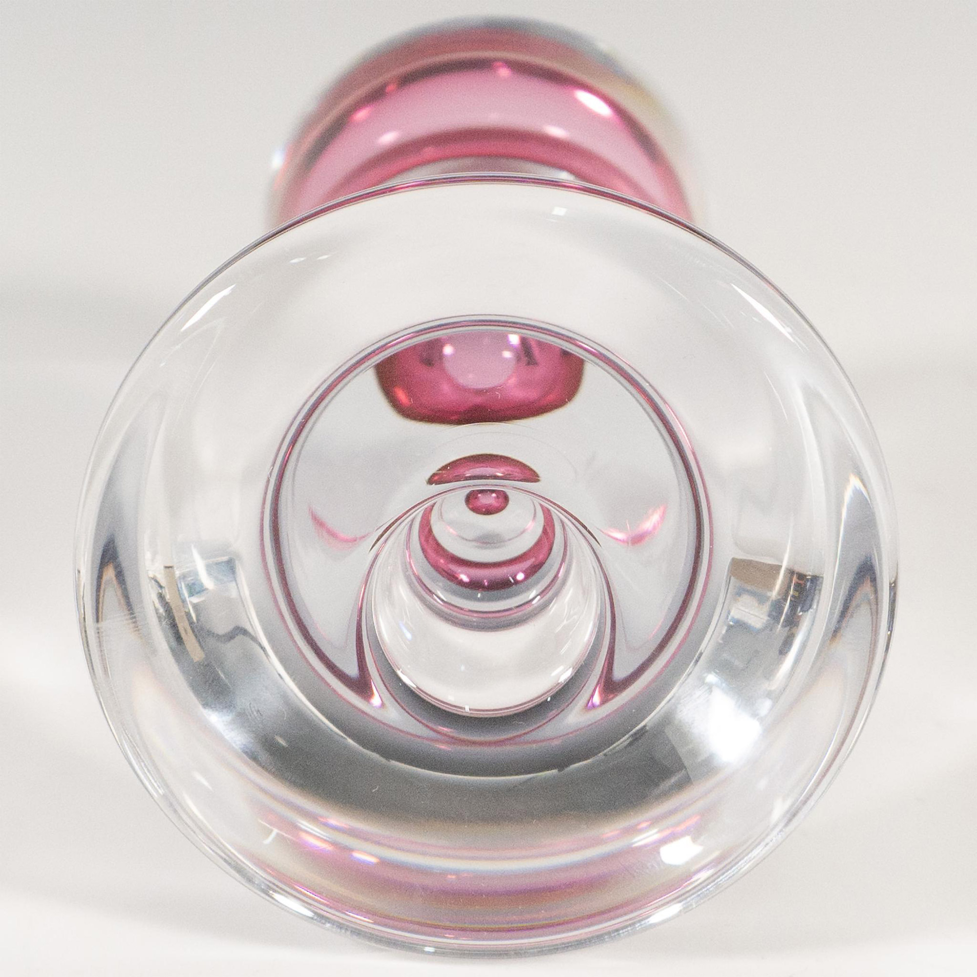 Kosta Boda by Goran Warff Glass Candlestick Holder, Zoom - Image 5 of 5